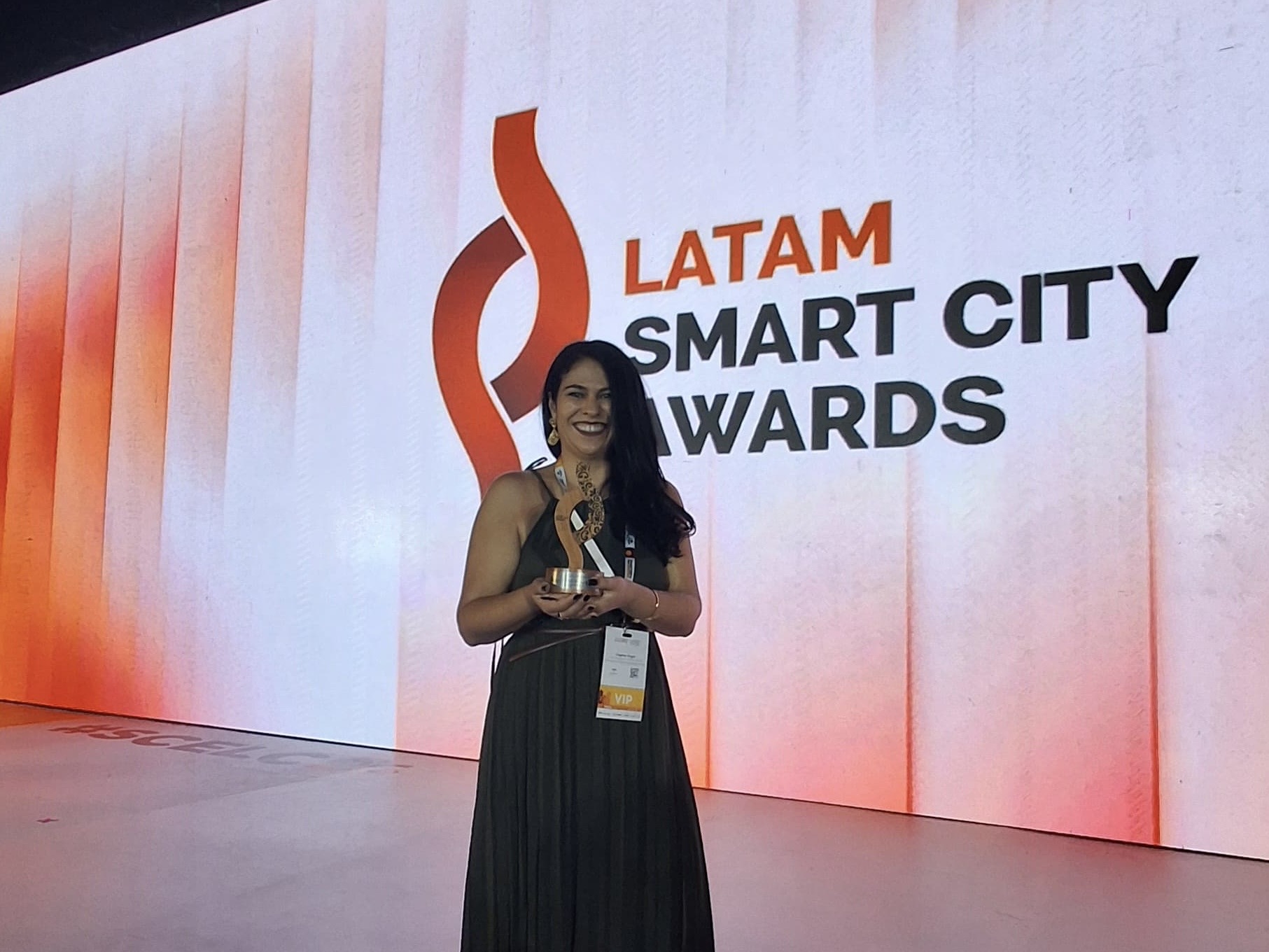 Equipe da SIMOT de São José dos Pinhais no Smart City Expo LATAM Congress 2026, em Puebla, México.