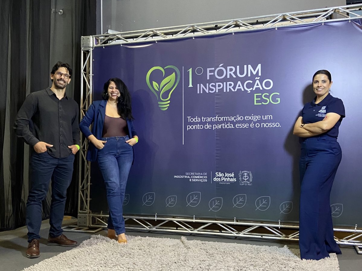 Representantes da SIMOT durante participação no Fórum Inspiração ESG em São José dos Pinhais