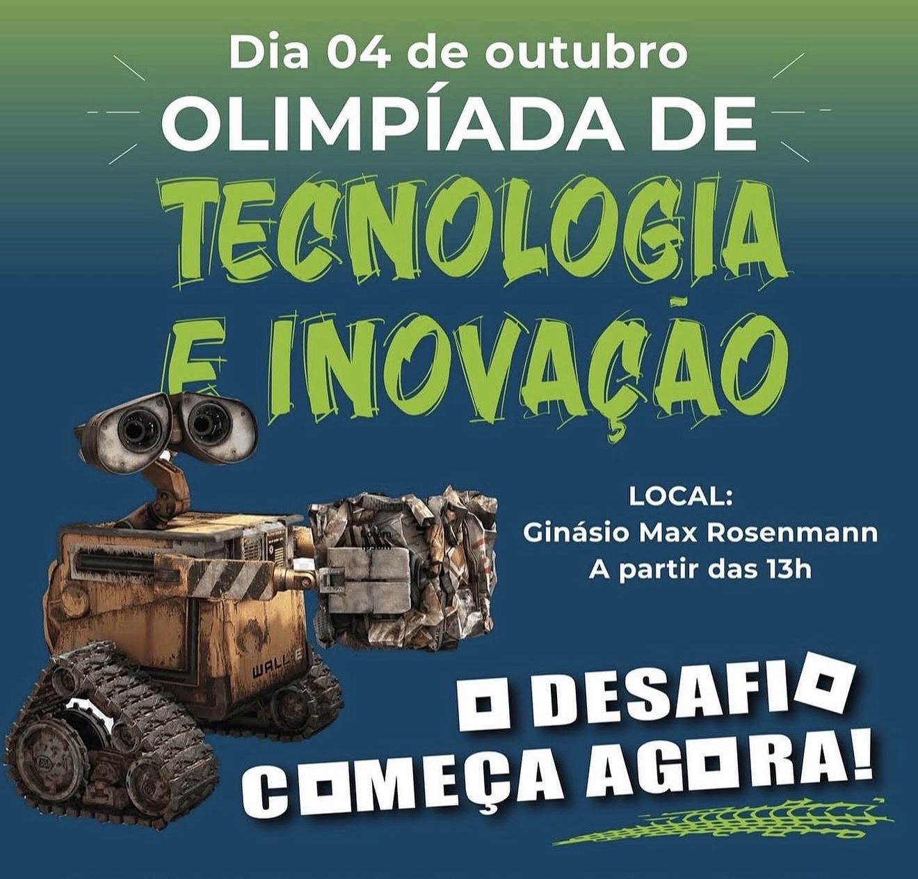 Olimpíada de Tecnologia e Inovação São José dos Pinhais dia 4 de outubro
